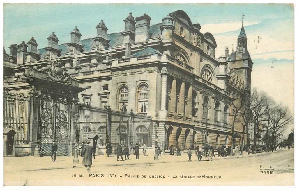 PARIS 01. Le Palais de Justice 1916