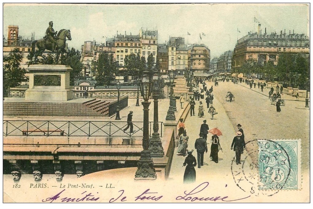 PARIS 01. Le Pont Neuf 1906
