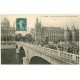 carte postale ancienne PARIS I°. Pont au Change et Palais de Justice 1911