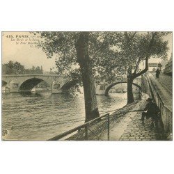 PARIS 01 Pont Royal et bords de Seine 1929