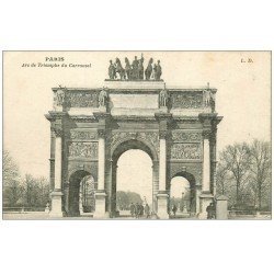 PARIS 01. Carrousel Arc Triomphe 1919