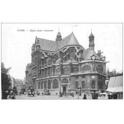 carte postale ancienne PARIS Ier. Eglise Saint-Eustache