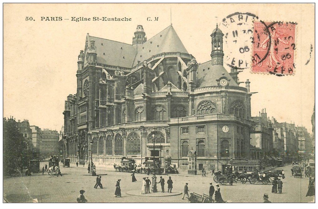 PARIS 01 Eglise Saint-Eustache 1906