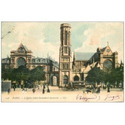 carte postale ancienne PARIS Ier. Eglise Saint-Germain l'Auxerrois 1905