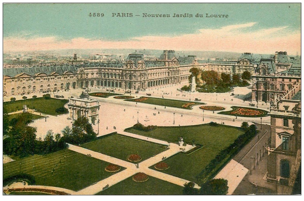 PARIS 01. Le Musée du Louvre nouveau Jardin