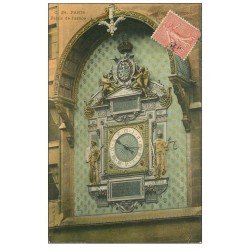 PARIS 01 Le Palais de Justice Horloge 1905