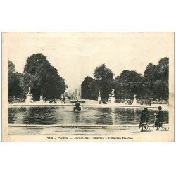PARIS 01. Les Tuileries Jardin 1939