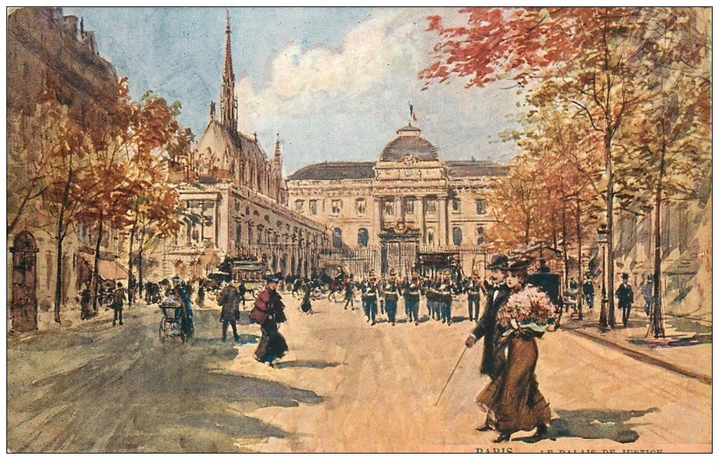 PARIS 01. Palais de Justice 1910