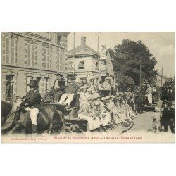 carte postale ancienne 10 TROYES. Fêtes de la Bonneterie. Char de la Tribune de l'Aube