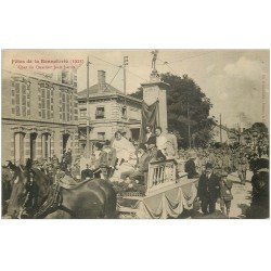 carte postale ancienne 10 TROYES. Fêtes de la Bonneterie. Char du Quartier Jean-Jaurès