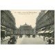 carte postale ancienne PARIS II° Avenue de l'Opéra Théâtre et Taxis