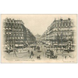 PARIS 02 Avenue de l'Opéra vers 1900