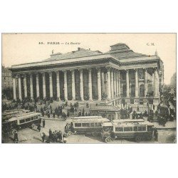 PARIS 02 La Bourse. Autobus et Métropolitain