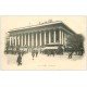 PARIS 02 La Bourse. Hippomobiles Passy-Bourse vers 1900