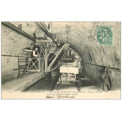 PARIS SOUTERRAIN. Les égouts 1907. Service Assainissement. Drague Diderot pour désablement