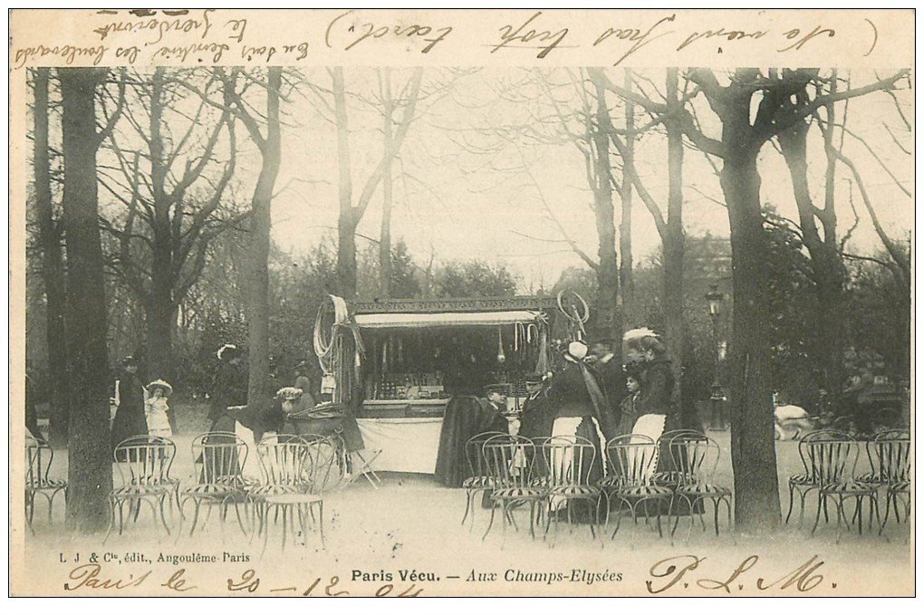 PARIS VECU. La Boutique de Jeux et friandises 1904