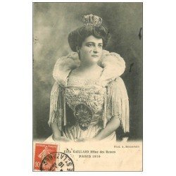 PARIS. Elisa Gaillard Reine des Reines en 1910 Fête des Blanchisseuses