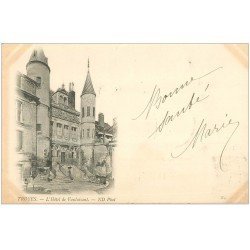 carte postale ancienne 10 TROYES. Hôtel de Vauluisant 1902