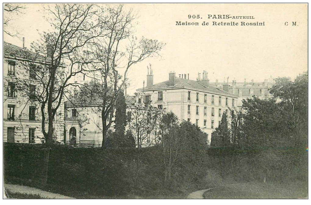 PARIS. Hôpital Hôpitaux. Maison de Retraite Rossini