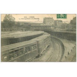 PARIS 12. Le Métropolitain. Station de la Bastille 1912
