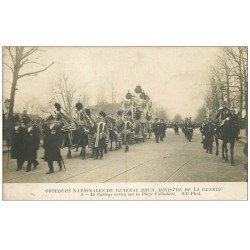 PARIS. Obsèques du Général Brun Place Valhubert