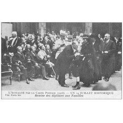 PARIS. Remise des diplômes aux Familles un 14 Juillet 1916