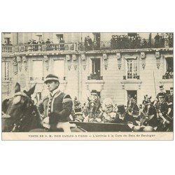 PARIS. Visite Dom Carlos en Gare du Bois de Boulogne