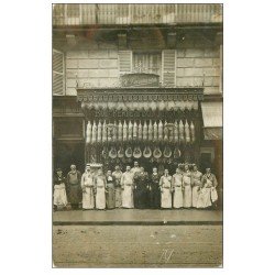 Photo cpa PARIS 06. Boucherie du Bon Marché Duwavran 111 Rue de Sèvres vers 1906