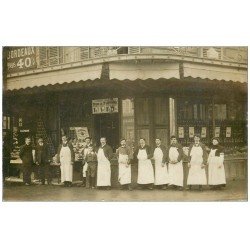 Superbe Cpa Photo PARIS 17. Volaillier Charcuterie Rue Ampère