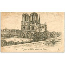 ANCIEN PARIS. Eglise Notre-Dame. Par Robin en 1905