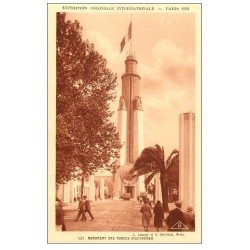 carte postale ancienne EXPOSITION COLONIALE INTERNATIONALE PARIS 1931. Forces Outremer