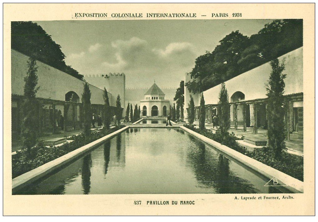 carte postale ancienne EXPOSITION COLONIALE INTERNATIONALE PARIS 1931. Maroc