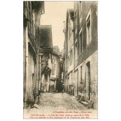 carte postale ancienne 10 TROYES. La Rue des Chats. edition Granddidier