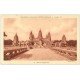 carte postale ancienne EXPOSITION COLONIALE INTERNATIONALE PARIS 1931. Temple Angkor-Vat