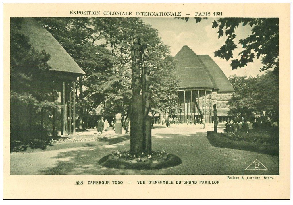 EXPOSITION COLONIALE INTERNATIONALE PARIS 1931. Togo Cameroun