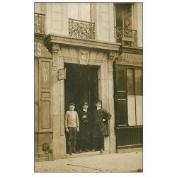 Rare 75 PARIS XI. Employés de la Poste 16 Rue Guilhem 1909. Superbe Carte Photo