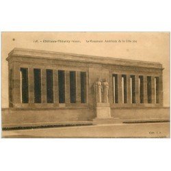 carte postale ancienne 02 CHATEAU-THIERRY. Monument Américain de la Côte