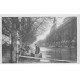 carte postale ancienne INONDATION DE PARIS 1910. Avenue d'Antin. Marins et Sauveteurs