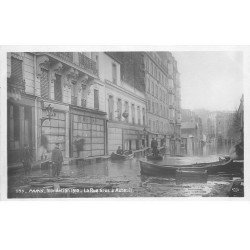 Paris 16 INONDATIONS DE PARIS 1910. Rue Gros à Auteuil