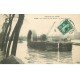 carte postale ancienne INONDATION DE PARIS 1910. Travaux du Tube Berlier Pont Alexandre