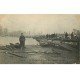 INONDATION DE PARIS 1910. Pont sur chevalets Esplanade des Invalides
