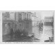 INONDATION DE PARIS 1910. Rue Lacordaire sauveteurs et attelage