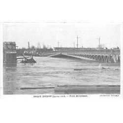 INONDATION DE PARIS 1910. Pont Mirabeau. Collection Taride