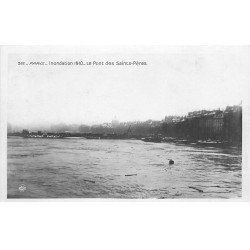 INONDATION DE PARIS 1910. Pont Saints-Pères. Edition Rose