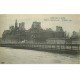 INONDATION DE PARIS 1910. Pont d'Arcole