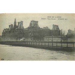 INONDATION DE PARIS 1910. Pont d'Arcole