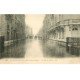 carte postale ancienne INONDATION DE PARIS 1910. Rue de Lille