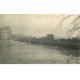 INONDATION ET CRUE DE PARIS 1910. Pont Sully animé