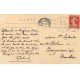 carte postale ancienne INONDATION ET CRUE DE PARIS 1910. Boulevard Haussmann. Timbrée