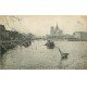 INONDATION ET CRUE DE PARIS 1910. Port de la Tournelle et Cité